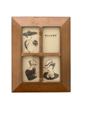 Vintage Milano Designs Wooden Collage Window Pane Frame NEW